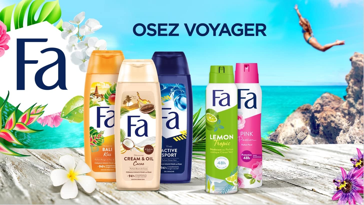 Fa Cream & Oil Shower Gel – Cacao Butter & Coconut Oil, 250 ml – Nourishing Skin-Loving Cleanser 3