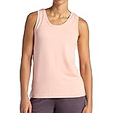 Gaiam Womens Hudson Scoop Neck Tank Top, Relaxed Fit, Stretch Midweight Material, High-Low Hem