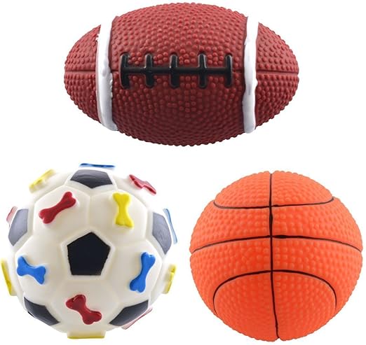 squeaky basketball dog toy