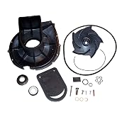 Pacer Pumps 58-702EP-U 'S' Series EPDM Water Pump Rebuild Kit with Volute, Impeller, Seal and Hardware