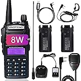 BaoFeng UV-82 BaoFeng Radio High Power Dual Band Radio Ham Radio Portable 2 Way Radio with Extra 2800mAh Battery Full Kits(1 