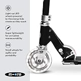 Micro Sprite Classic LED Children's Scooter Black Adjustable Handlebar Foldable view 4