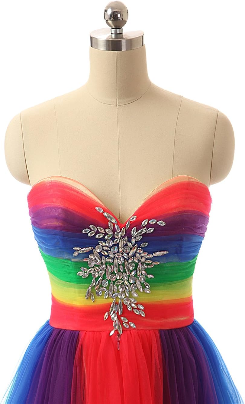 rainbow prom dresses for sale