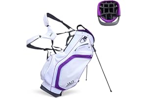 JUST AMAZING DEALS JAD Lightweight Womens Golf Bag, Golf Stand Bag for Women/Ladies, 14-Way Top Dividers, Ultra Lightweight, Large Pockets for Accessories, Durable Water Resistant
