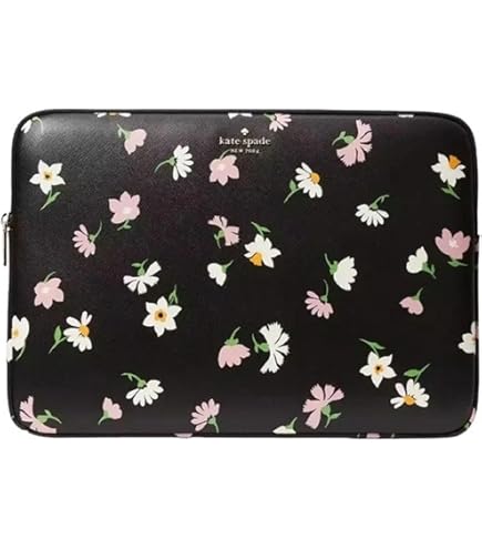 Amazon.com: Kate Spade NY Madison Laptop Sleeve Bag Black Printed