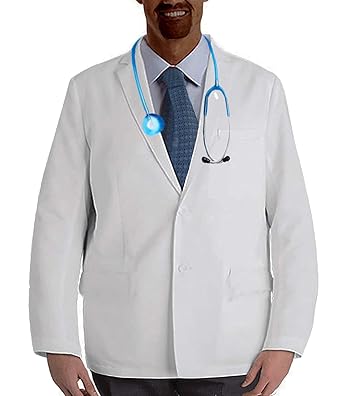 plus size white coat
