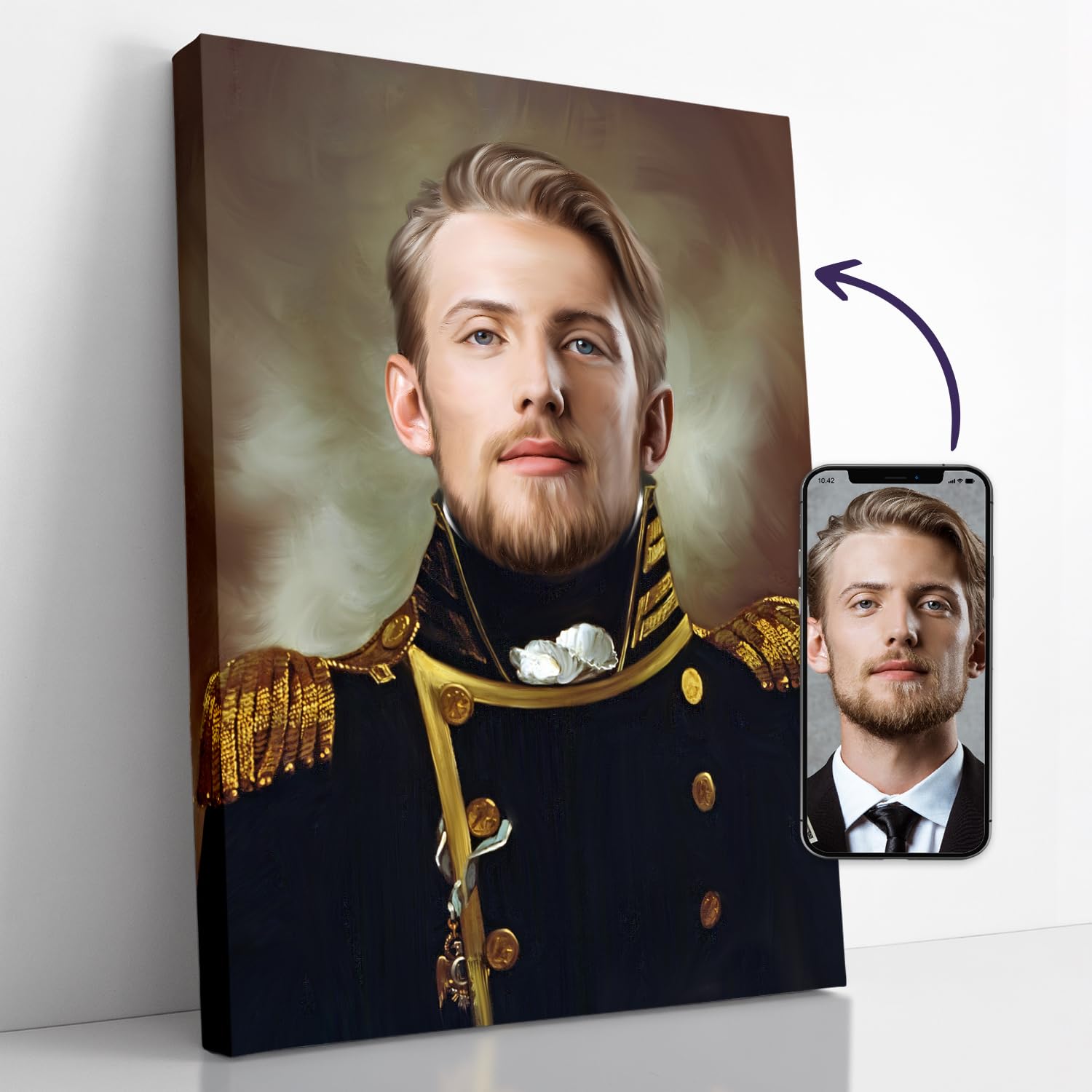 Turn Me Royal Custom Portrait from Your