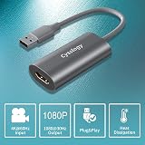 Cysslogy 4K HDMI to USB 2.0 Capture Card 1080P 30FPS Stream Game Video Conf view 6