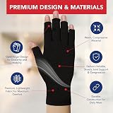Dr. Arthritis Compression Gloves Open Finger Arthritis Gloves Men Women view 4