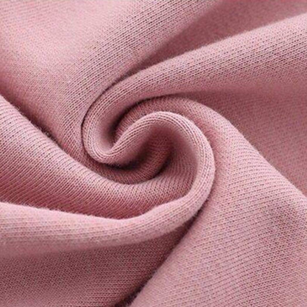 XioNiu Women Casual Hooded Long Sleeve Prints Pullover Hoodie Fashion Hoodies Pink