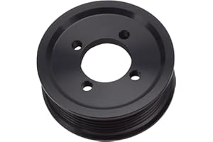 Edelbrock 15821 E-Force Supercharger Pulley 3.25 in. 6 Rib Design For Use w/Stage 3 Professional Tuner System Black Anodized Finish E-Force Supercharger Pulley