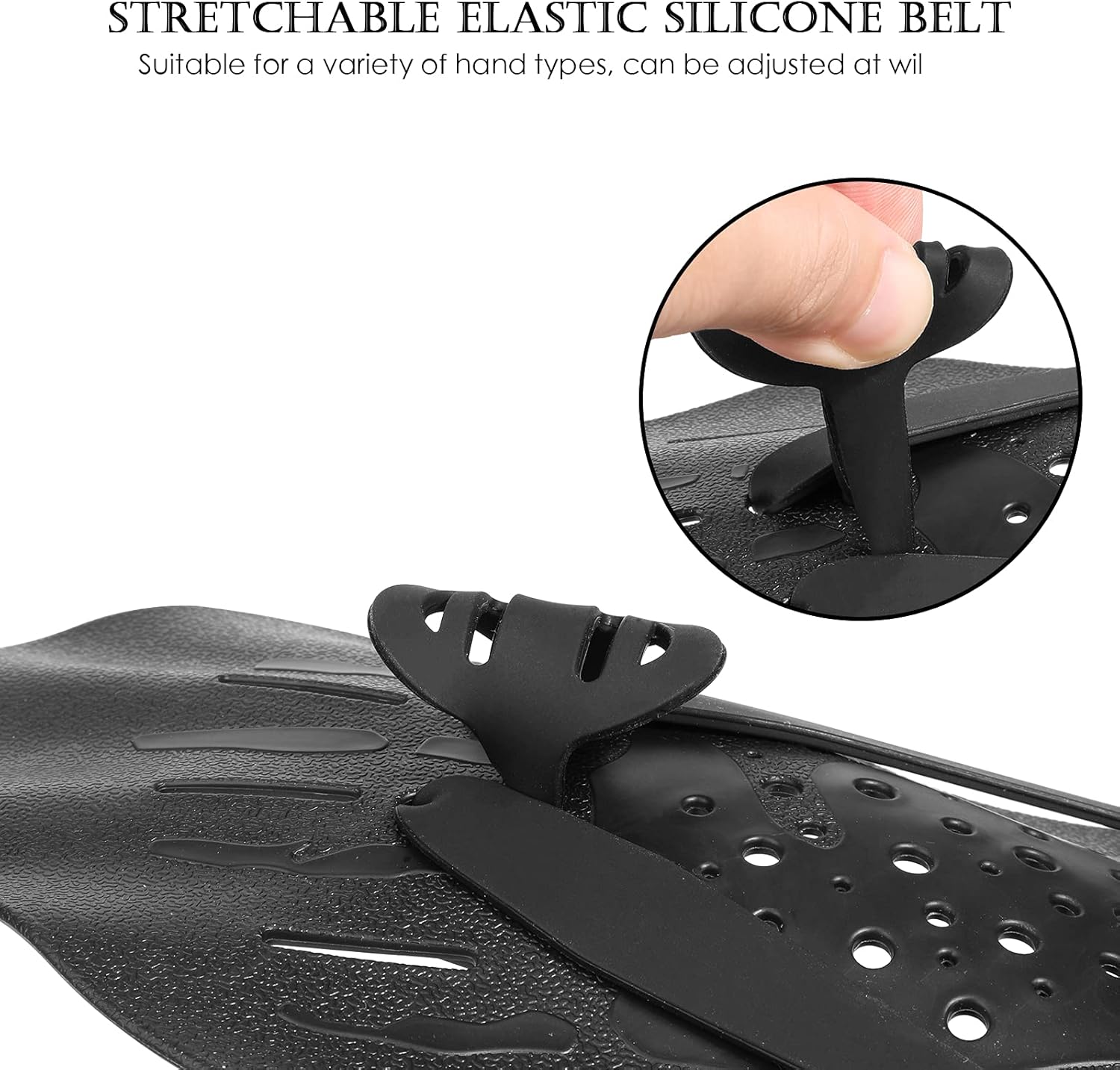 TAGVO Swimming Training Hand Paddles, Contour Paddle for Training to Improve Technique, Sizes for Adult Children Unisex, Black : Sports & Outdoors