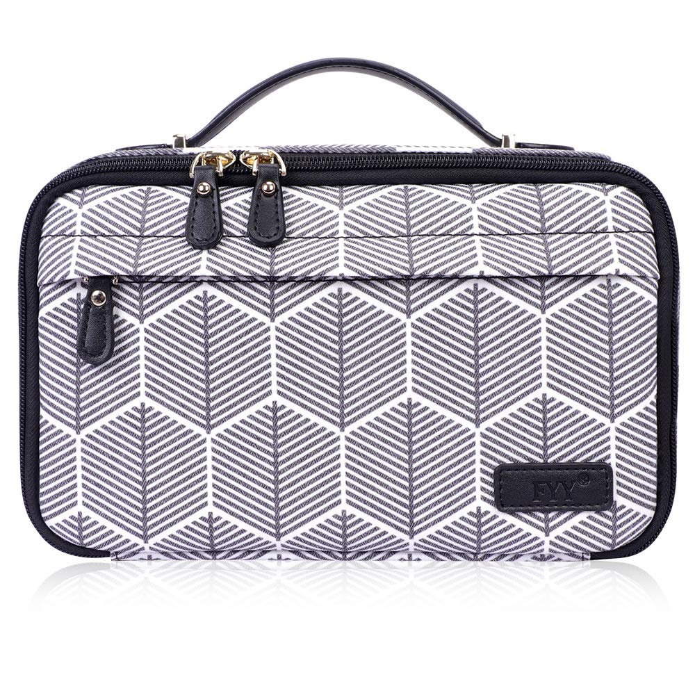 FYY Toiletry Bag, Travel Cosmetic Bag Wash Gargle Bag Large Capacity Zippered Organizer with Top Handle for Men Women Blue : Beauty