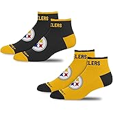 For Bare Feet NFL Unisex Kids Front and Center 2 Pack Team Colors