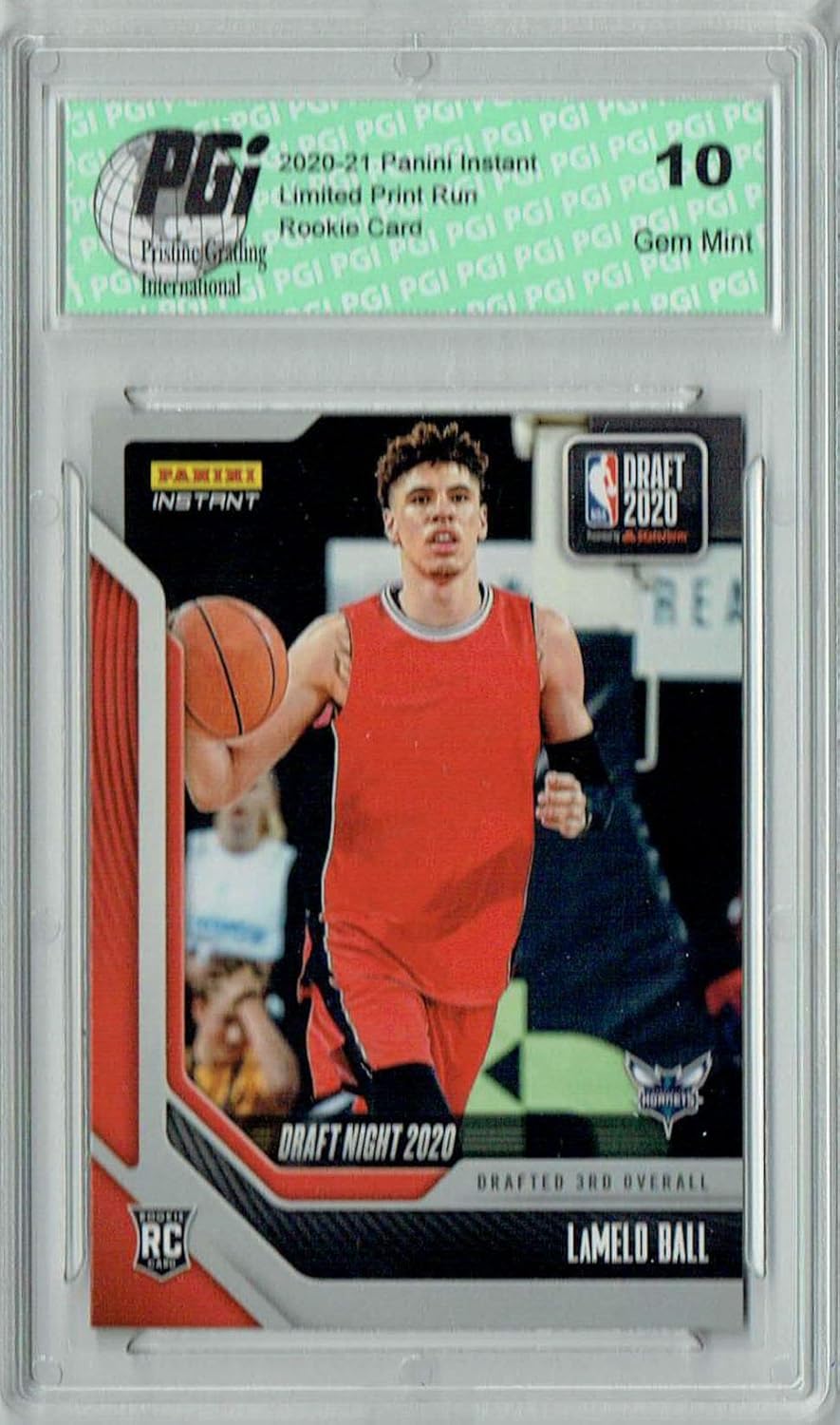 lamelo ball autograph card