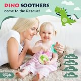 Hilph Dinosaur Kids Ice Packs 3 Pack 11.5cm x 11.5cm Reusable Gel Cold Packs view 2