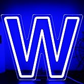 Balanar Baseball Neon Sign Baseball Team Logo Neon Light Up Sign for Wall Baseball Led Sign for Bedroom Gifts for Baseball Fans Neon Sign for Man Cave 5V USB Powered 12.2 * 15.5 inch