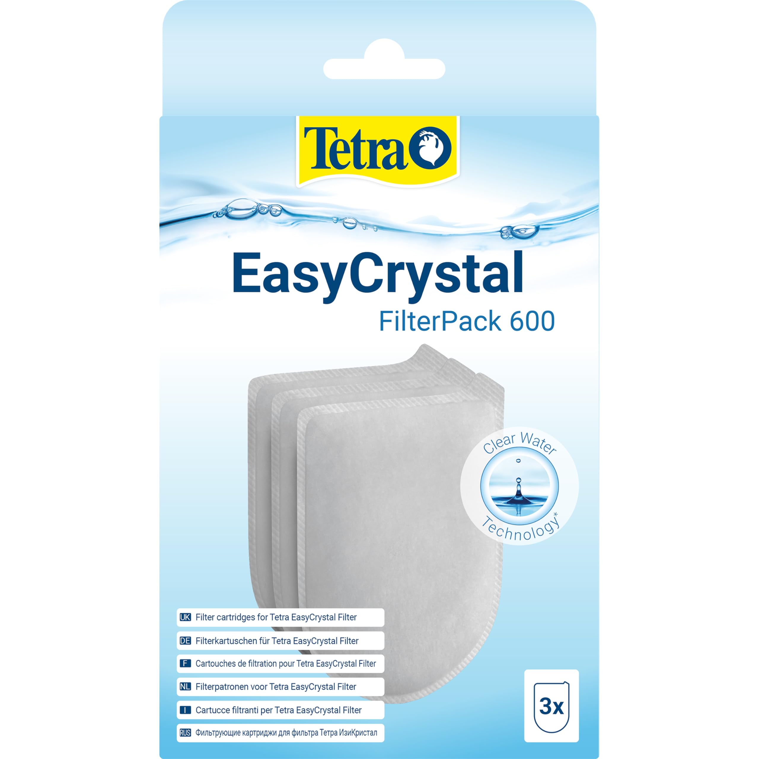 Tetra EasyCrystal 600 TH32112 Filter Pack
