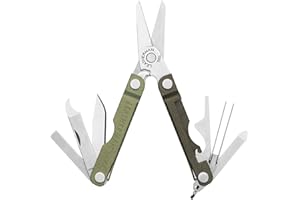 LEATHERMAN, Micra, Keychain Multi-Tool with Grooming Tools, Mini Pocketknife for Everyday Carry (EDC), Hobbies & Outdoors, Bu