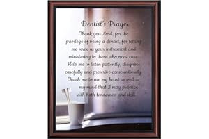 Crossroads Home Décor The Dentist Pray Picture Frame, Dental School Graduation, Femail Dentist, Dental Office Pictures, 2178W