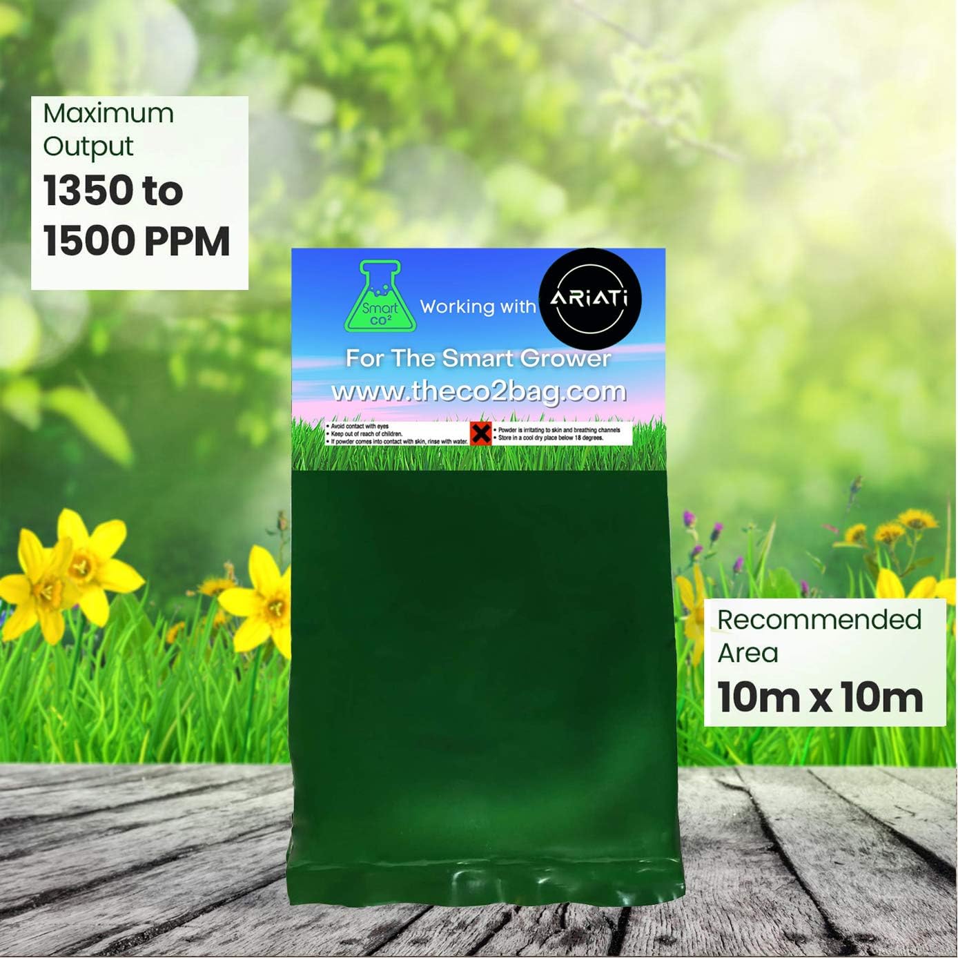 ARIATI UK CO2 Exhale Grow Bags Growing Tents Hydroponics Carbon Dioxide