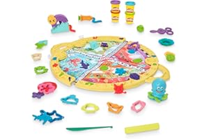 Play-Doh Fold & Go Playmat Starter Set with 19 Accessories, Preschool Toys for 3 Year Old Girls & Boys & Up, Kids Arts & Crafts