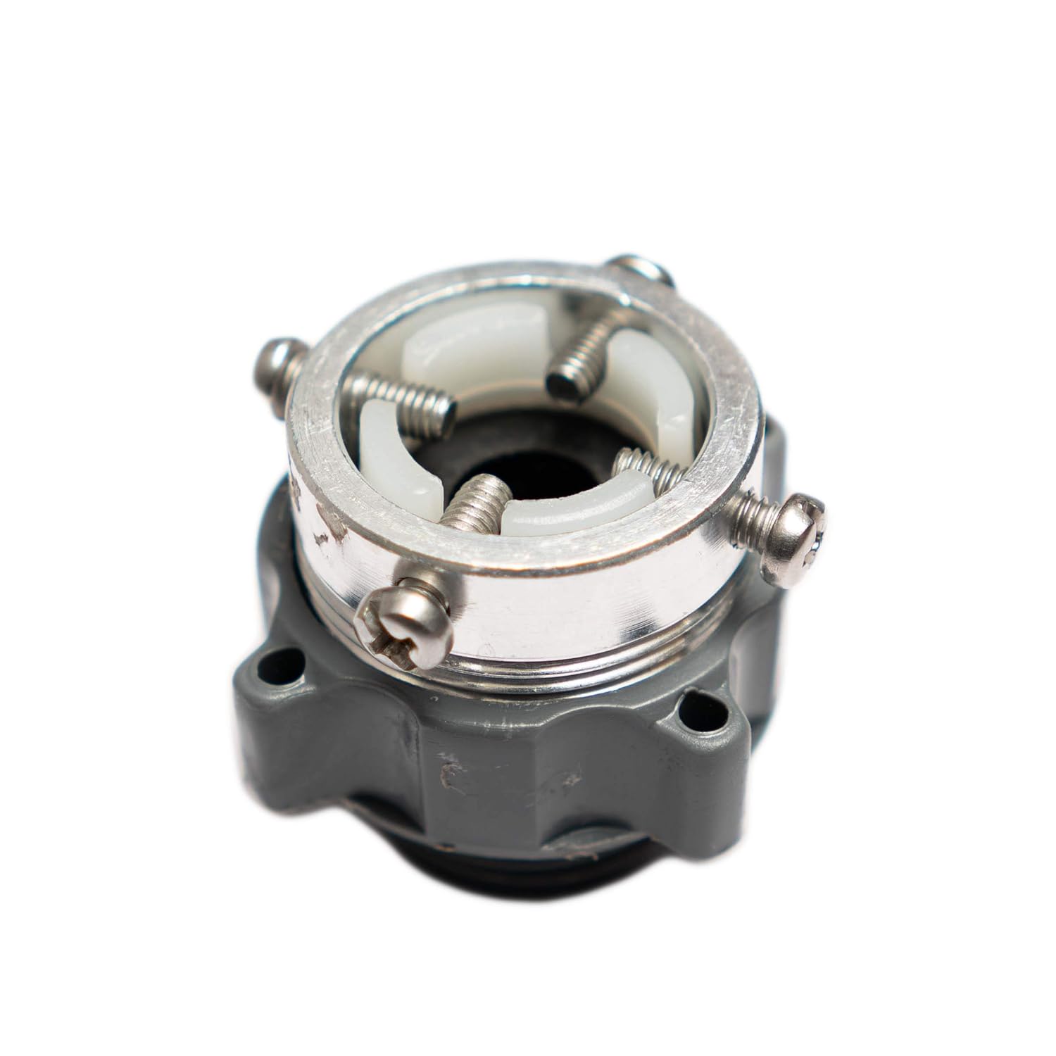 ELITE PRODUCTS Grey Plastic Thread Type Faucet Water Tap Adapter for Washing Machine Inlet Pipe