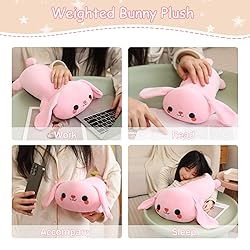 SQEQE Weighted Bunny Plush, Weighted Bunny Stuffed