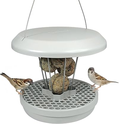 Swissinno Bird Feeders Hanging Station Lucerne No Mess Seed Tray 7 Fat Balls