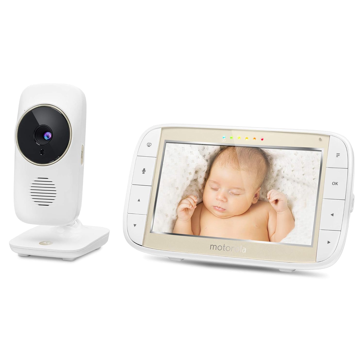 motorola baby monitor screen white