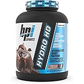 BPI Sports Hydro HD - 100% Hydrolyzed Whey Protein Powder - Muscle Growth, Recovery, 25g of Hydrolyzed Protein, Low Carb, Low Sugar, Fast Absorbing (68 Servings, Chocolate Lava Cake)