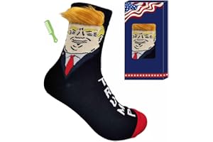 FYSN Trump Socks - Unisex Funny Gift Socks Novelty President 2024 Socks MAGA socks Gift Set