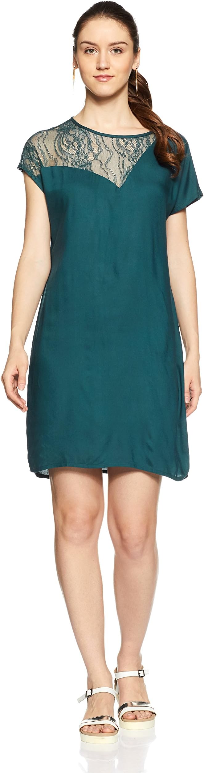 VERO MODA Women's Rayon A-Line Dress