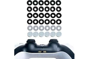 MYPUQIAO 36 Pcs Precision Rings, Aim Assist Target Motion Control, 6 Different Strengths Joystick Protector Compatible with PlayStation 4 (PS4), PS5, Xbox One, Xbox Series X, Switch Pro, Scuf Controller Grips