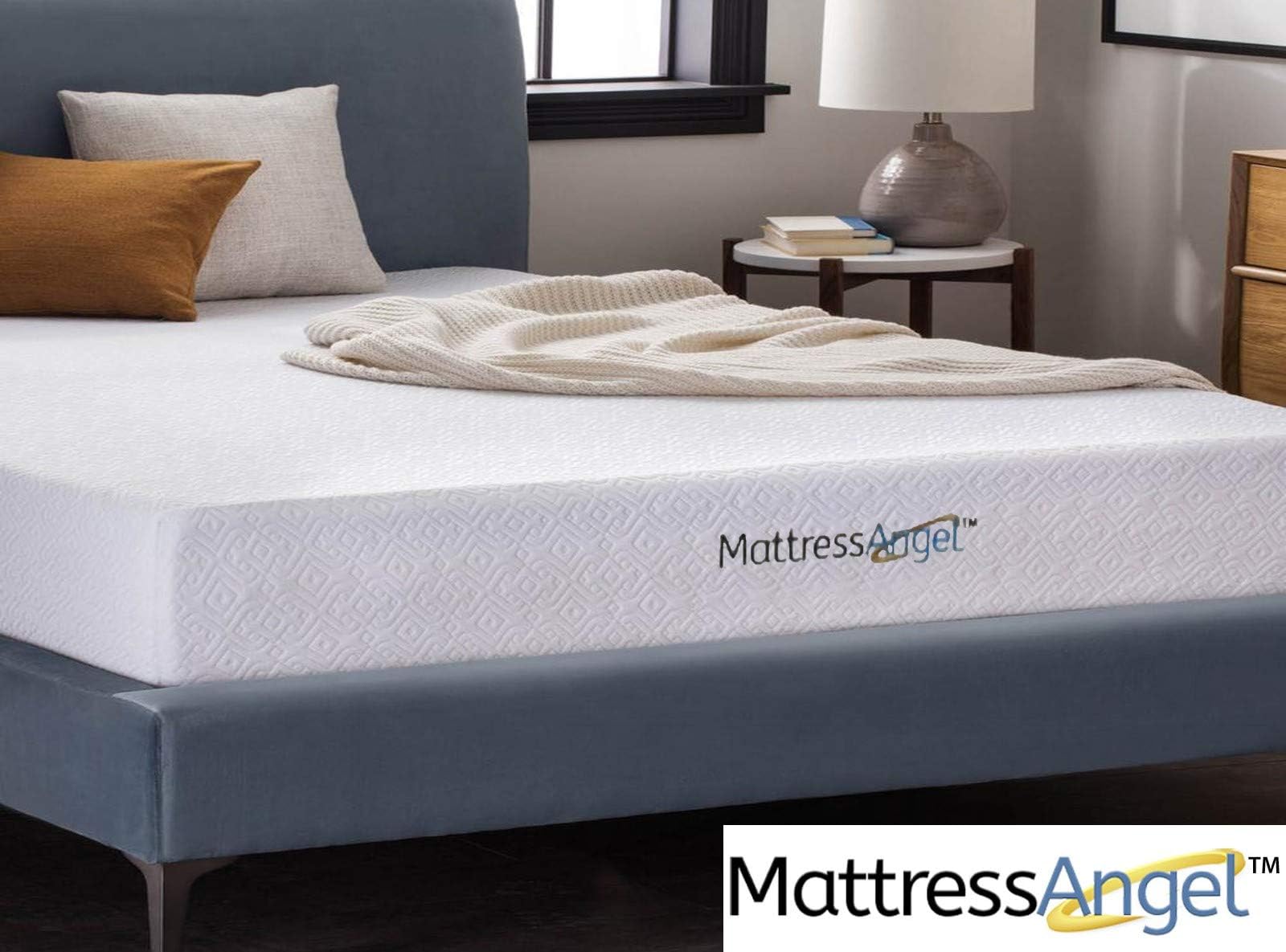 10" inch QUEEN COOL MEDIUM-SOFT Memory Foam Mattress Bed with 2 FREE GEL Pillows