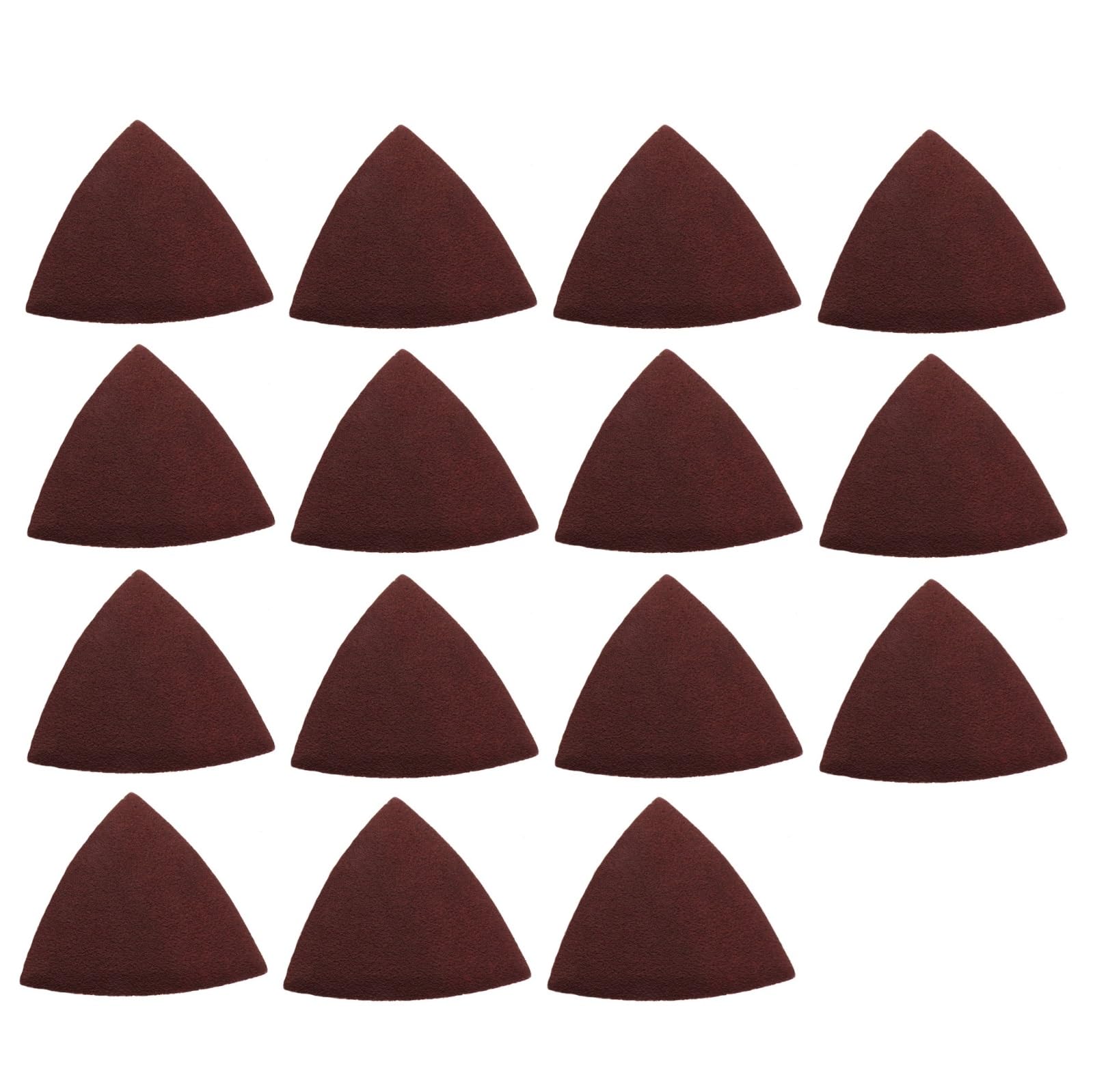 MACHSWON Triangular Sanding Paper,Triangle Oscillating Multi Tool Sanding Pads,100 Grits, 15pcs