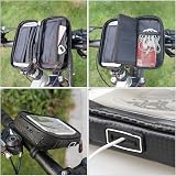 ROTTO Bike Phone Holder Waterproof Bicycle Mount 360° Rotation 3 Sizes view 3