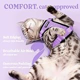rabbitgoo Cat Harness and Lead Set XS Adjustable Escape Proof Purple view 4