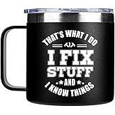 Edizzone Husband Gift – Insulated Stainless Steel Coffee Mug for Husband, Practical Everyday Gift for Men, Valentine’s Day Gift from Wife