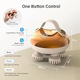 arboleaf Electric Scalp Massager Waterproof 8 Silicone Heads USB Rechargeable view 3