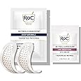RoC Retinol Correxion Deep Wrinkle Non-Invasive Targeted Patches with Hyaluronic Acid + Firming Peptides for Forehead, 11 Lines, Crow’s Feet and Laugh Lines, (6 Patches) with Retinol Eye Packette