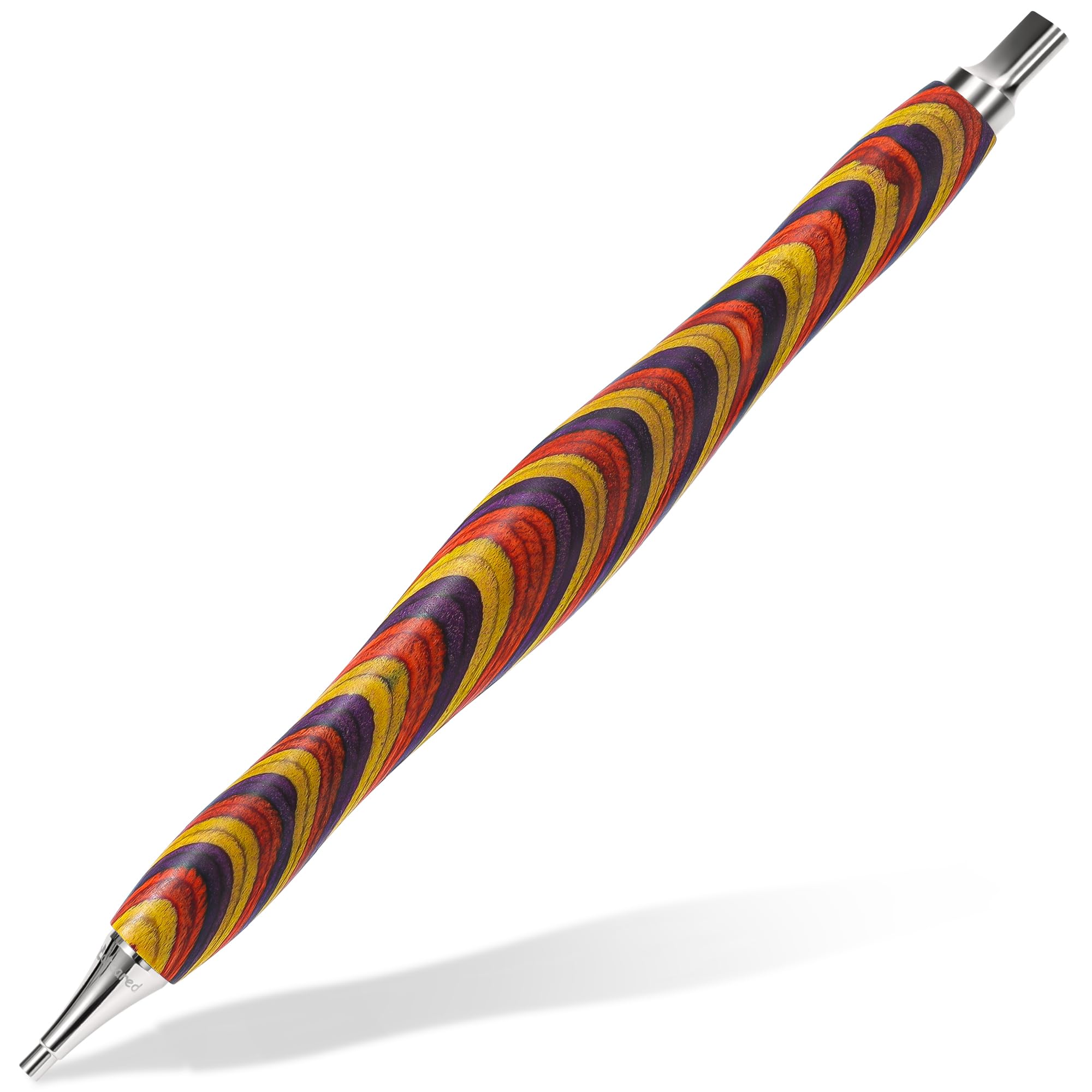 Photo 1 of Cateared Rainbow Wood Diamond Painting Pen with Metal Tips, Diamond Painting Pen Tools Accessories Ergonomic Design, Premium Drill Pen 5D Diamond Art Pen Accessories with Multiplacer