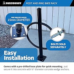 Sandbaggy Commercial Bike Racks - Galvanized Steel