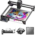 Longer RAY5 20W Laser Engraver with Air Pump,440mm*440mm Honeycomb, Y-axis Rotary Roller 360° Rotation with Bracket，DIY Engraver Tool for Metal/Glass/Wood