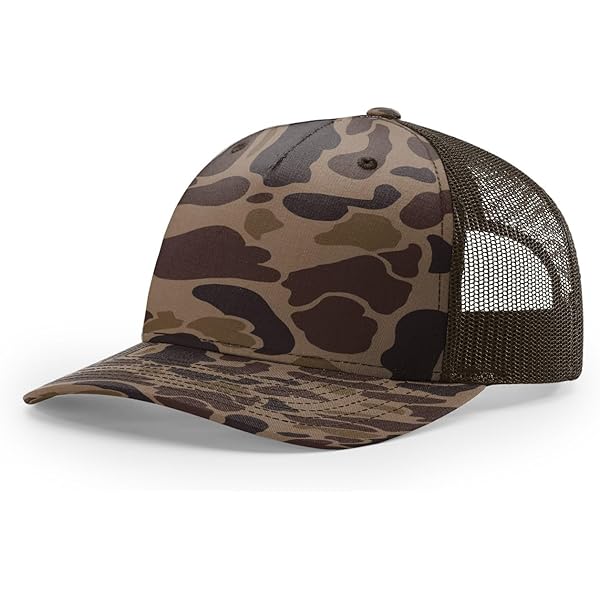 Chapeau Richardson en corde à motif camouflage canard colvert