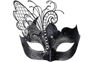 Coddsmz Mysterious Venetian Butterfly Lady Masquerade Halloween Party Mask Evening Prom Ball Mask Bar Costumes Accessory