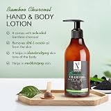 NutriGlow Bamboo Charcoal Hand Body Lotion Shea Butter Honey pH Balance 10.14Oz view 4