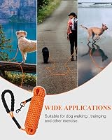 Taglory Training Lead for Dogs 20 m Reflective Long Rope Lead with Padded Handle view 6