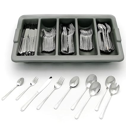 GRÄWE Besteckkasten 204-teilig für 40 Personen, Serie BERLIN