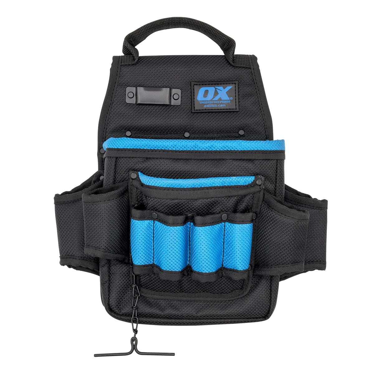 OX Pro Dynamic Nylon Electricians Pouch, Blue